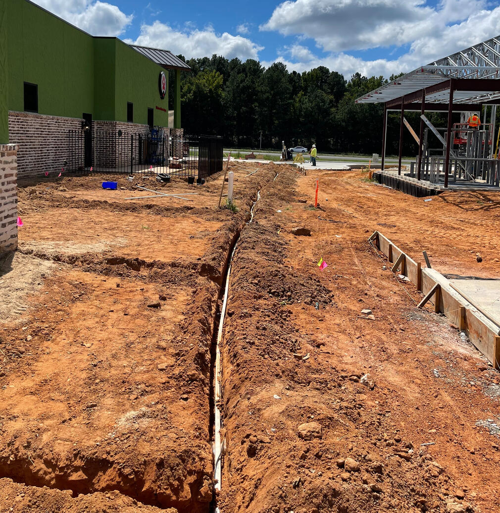 Sprinkler Installation for the Vet on West Main Street in Longview, Texas. This was a large, multi-zone project Sprinkler Installation for the Vet on West Main Street in Longview, Texas. This was a large, multi-zone project